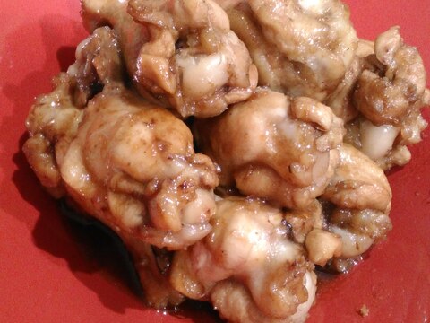 てりてりあったか♪生姜香る手羽元の酢煮